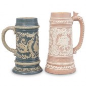 (2 PC) GERMAN STONEWARE BEER S