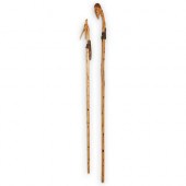 (2 PC) HAND CARVED KENYA CANES