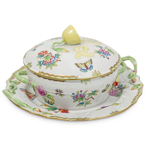 (2 PC) HEREND QUEEN VICTORIA