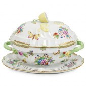 (2 PC) HEREND QUEEN VICTORIA O