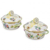(2 PC) HEREND "QUEEN VICTORIA"