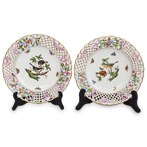 (2 PC) HEREND "ROTHSCHILD"