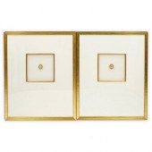 (2 PC) ITALIAN FRAMED INTAGLIO