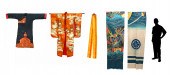 2 PC. JAPANESE EMBROIDERED KIM