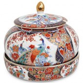 (2 PC) JAPANESE IMARI PORCELAI