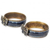 (2 PC) JAY STRONGWATER ENAMEL