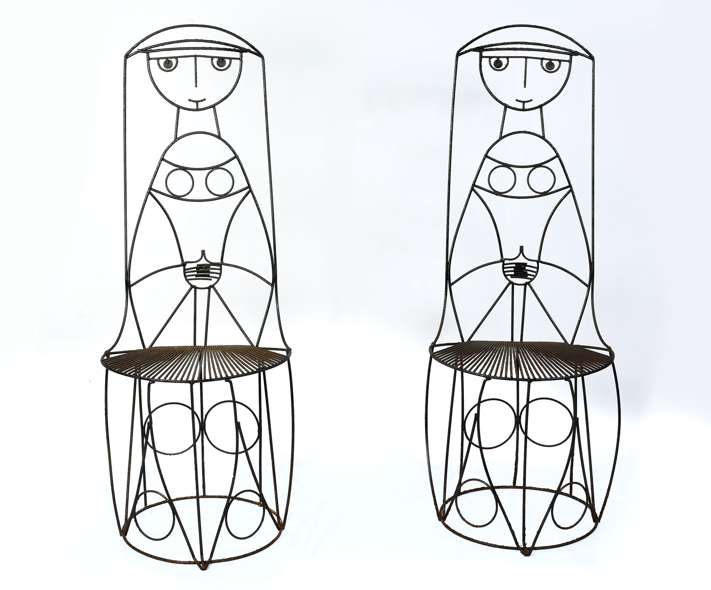 2 PC. JOHN RISLEY IRON NUN