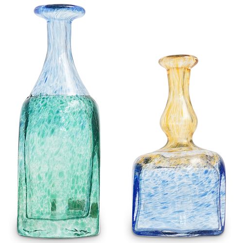 (2 PC) KOSTA BODA MINIATURE GLASS