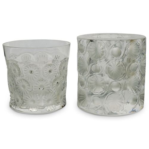 (2 PC) LALIQUE CRYSTAL "TOKYO"