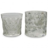 (2 PC) LALIQUE CRYSTAL "TOKYO"