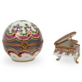 (2 PC) LIMOGES PORCELAIN TRINK