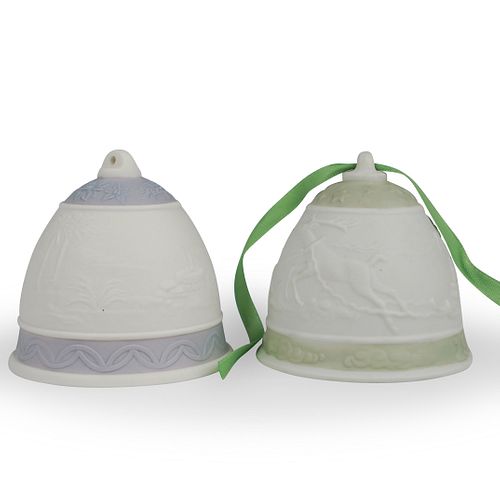 (2 PC) LLADRO BISCUIT PORCELAIN