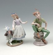 2 PC. LLADRO ''PETER PAN'' & '