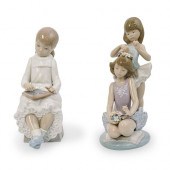 (2 PC) LLADRO PORCELAIN FIGURI