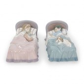 (2 PC) LLADRO PORCELAIN FIGURI