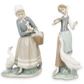 (2 PC) LLADRO PORCELAIN GROUPI