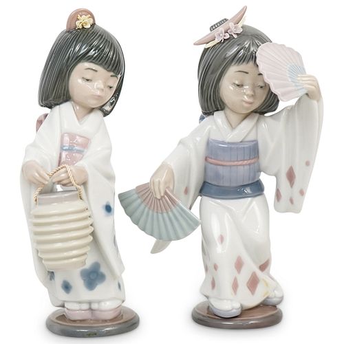 (2 PC) LLADRO PORCELAIN GROUPING
