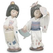 (2 PC) LLADRO PORCELAIN GROUPI