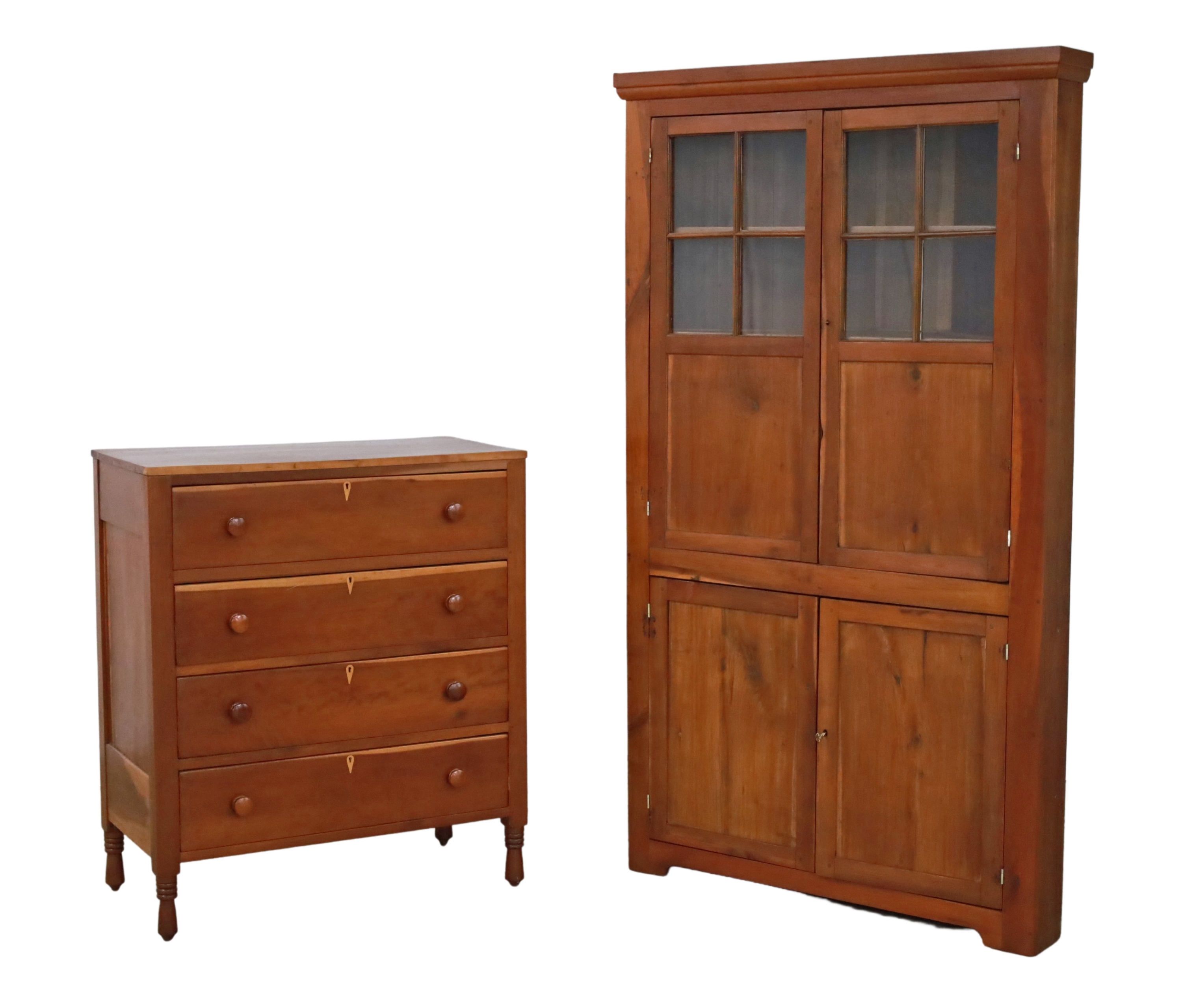 2 PC. LOT OF EARLY AMERICAN