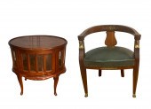 2 PC. LOT OF FRENCH FURNISHING