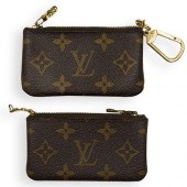 (2 PC) LOUIS VUITTON COIN PURS