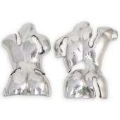 (2 PC) MALE ALUMINUM TORSO WAL