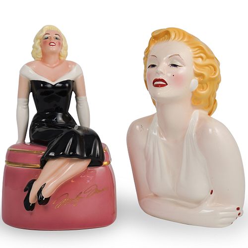 (2 PC) MARILYN MONROE PORCELAIN