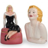 (2 PC) MARILYN MONROE PORCELAI