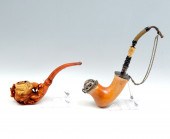 2 PC. MEERSCHAUM PIPE COLLECTI