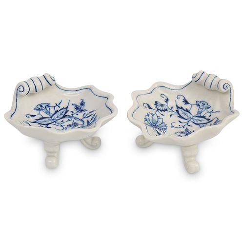 (2 PC) MEISSEN BLUE ONION MASTER