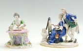 2 PC. MEISSEN & CAPODIMONTE PO