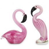 (2 PC) MID CENTURY MURANO ART