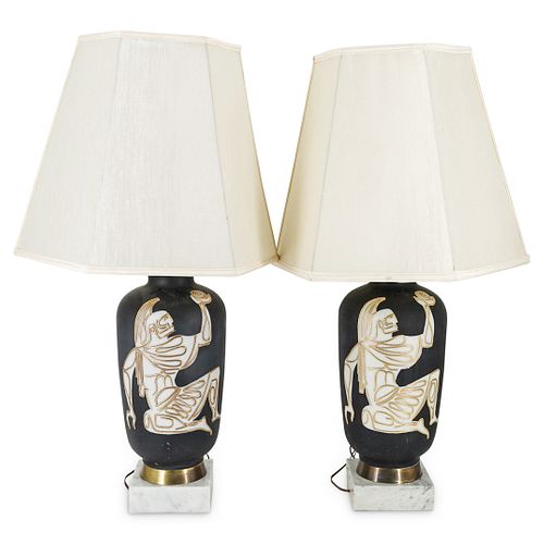 (2 PC) MID CENTURY ROMAN
