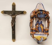 2 PC. MISC. LOT OF RELIGIOUS I