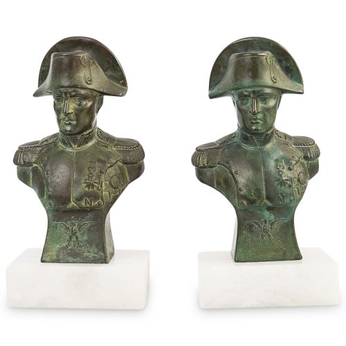 (2 PC) NAPOLEON BONAPARTE SPELTER