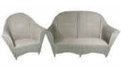 (2) PC NATURAL WICKER PATIO SU