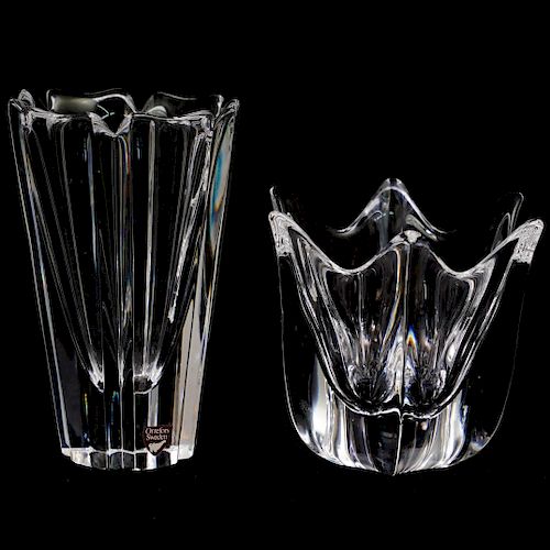 (2 PC) ORREFORS CRYSTAL