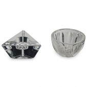 (2 PC) ORREFORS & KOSTA CRYSTA