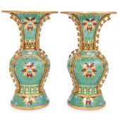 (2 PC) PAIR OF CHINESE CLOISON