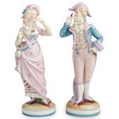 (2 PC) PAIR OF GERMAN PORCELAI