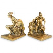 (2 PC) PAIR OF "INDIAN SCOUT"
