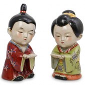 (2 PC) PAIR OF JAPANESE PORCEL