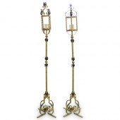 (2 PC) PAIR OF LEVITON METAL F