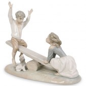 (2 PC) PAIR OF LLADRO PORCELAI