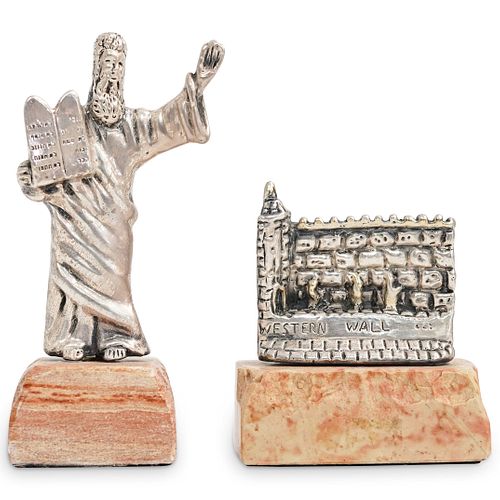 (2 PC) PAIR OF SILVER JUDAICA