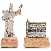 (2 PC) PAIR OF SILVER JUDAICA