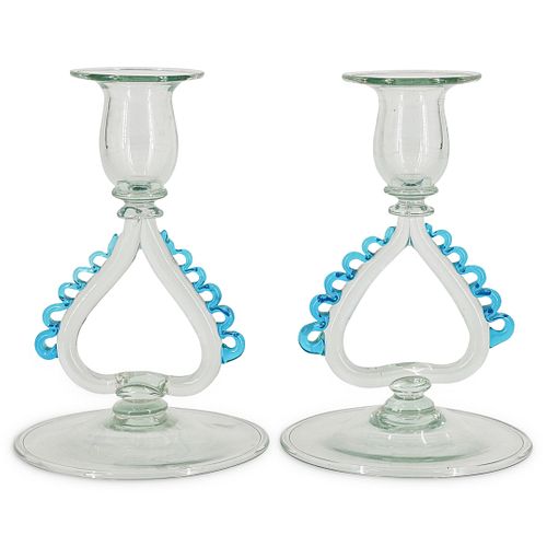 (2 PC) PAIR OF STEUBEN