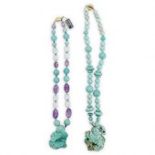 (2 PC) PAULETTE 14K GOLD AND B