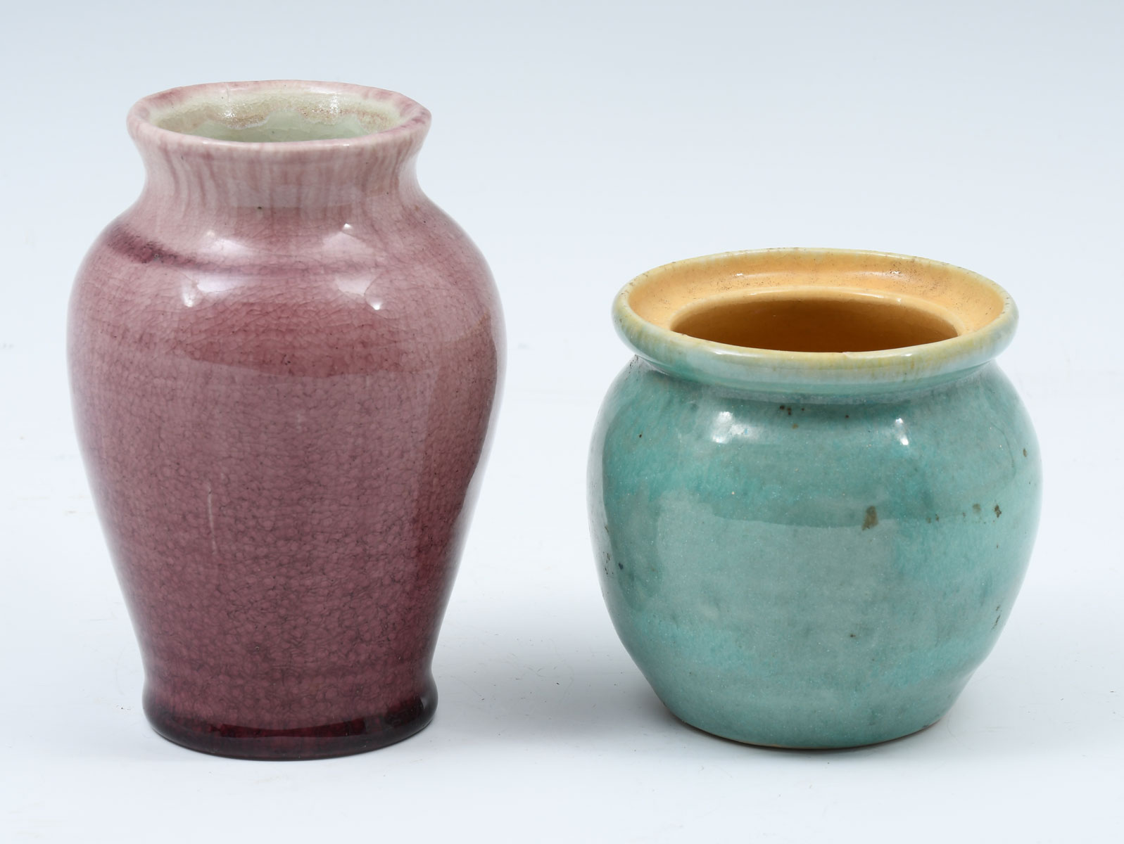 2 PC. PISGAH FOREST POTTERY