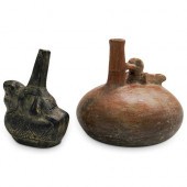 (2 PC) PRE COLUMBIAN EARTHENWA